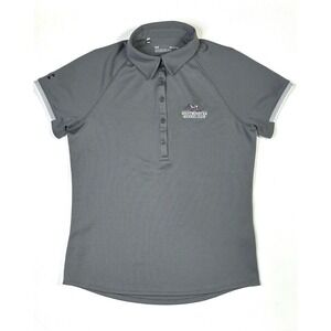 Westminster Kennel Club Shirt Women's Small Polo Gray Under Armour Heatgear